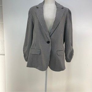 Soho Apparel LTD New York Jacket black and white squares Size XL